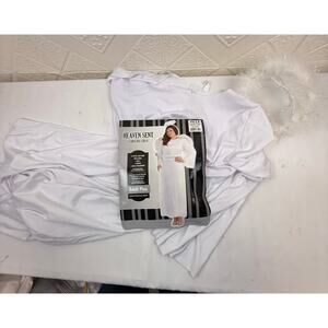 Halloween Costume Woman 18-20 adult plus Angel Heaven sent dress Halo